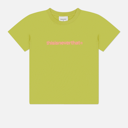 Женская футболка thisisneverthat T-Logo SS26, цвет зелёный, размер M