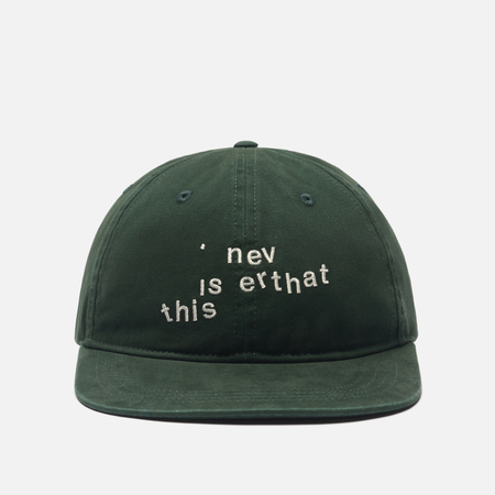 Кепка thisisneverthat Broken Logo, цвет зелёный