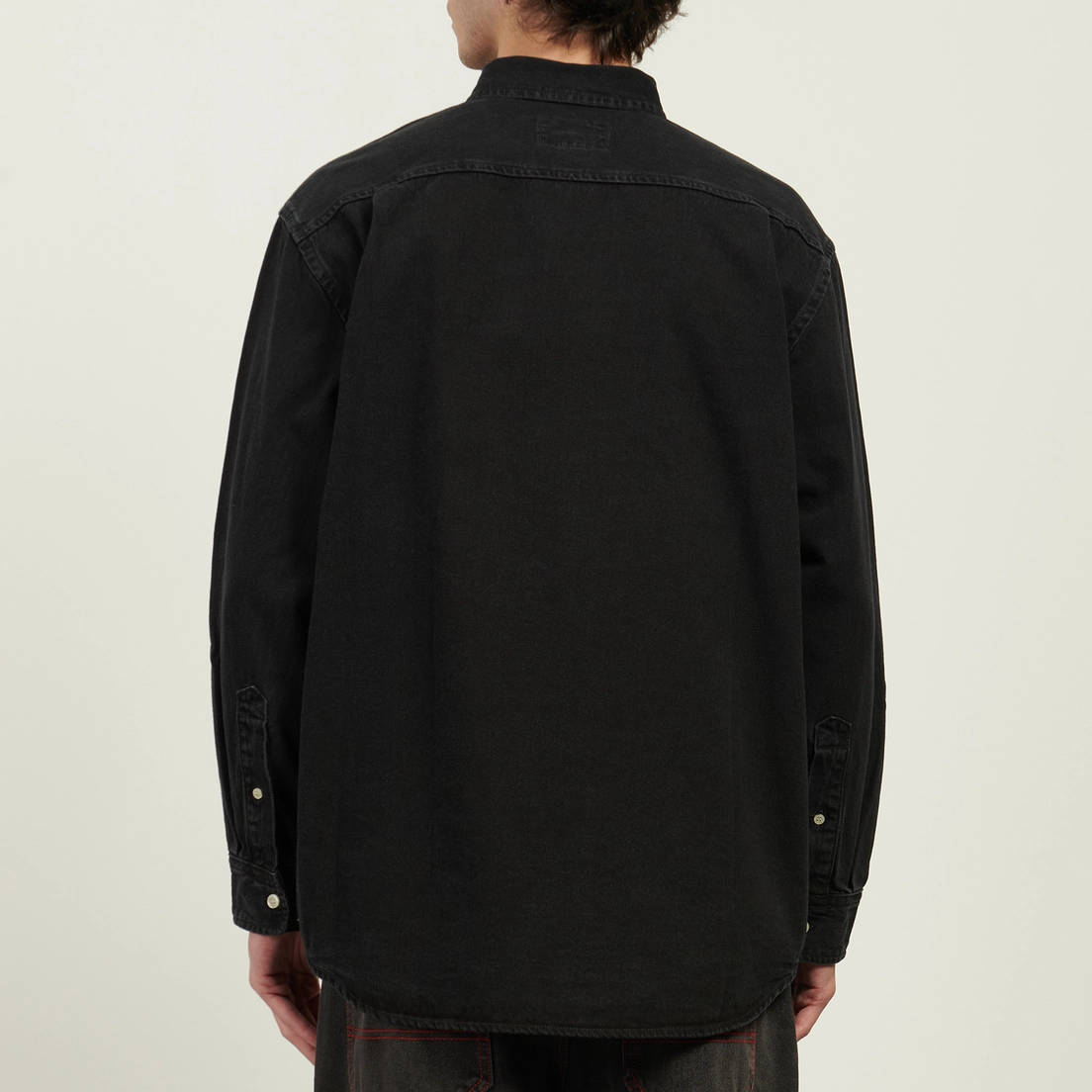 thisisneverthat Мужская рубашка Washed Denim Embroidered