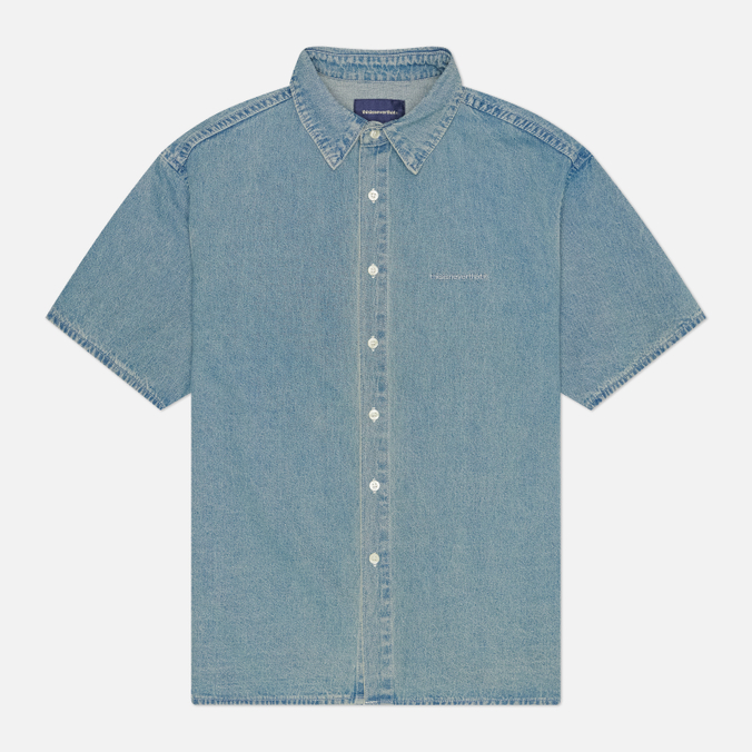Мужская рубашка thisisneverthat Washed Denim Short Sleeve