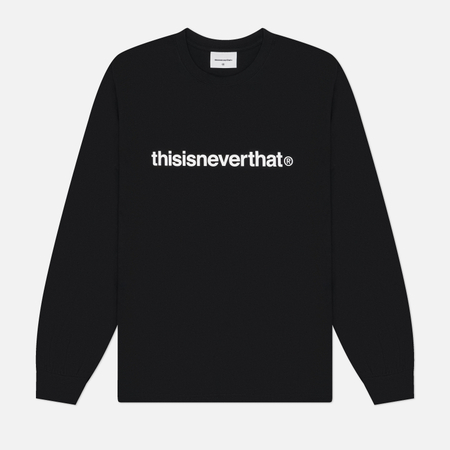 Мужской лонгслив thisisneverthat T-Logo, цвет чёрный, размер L