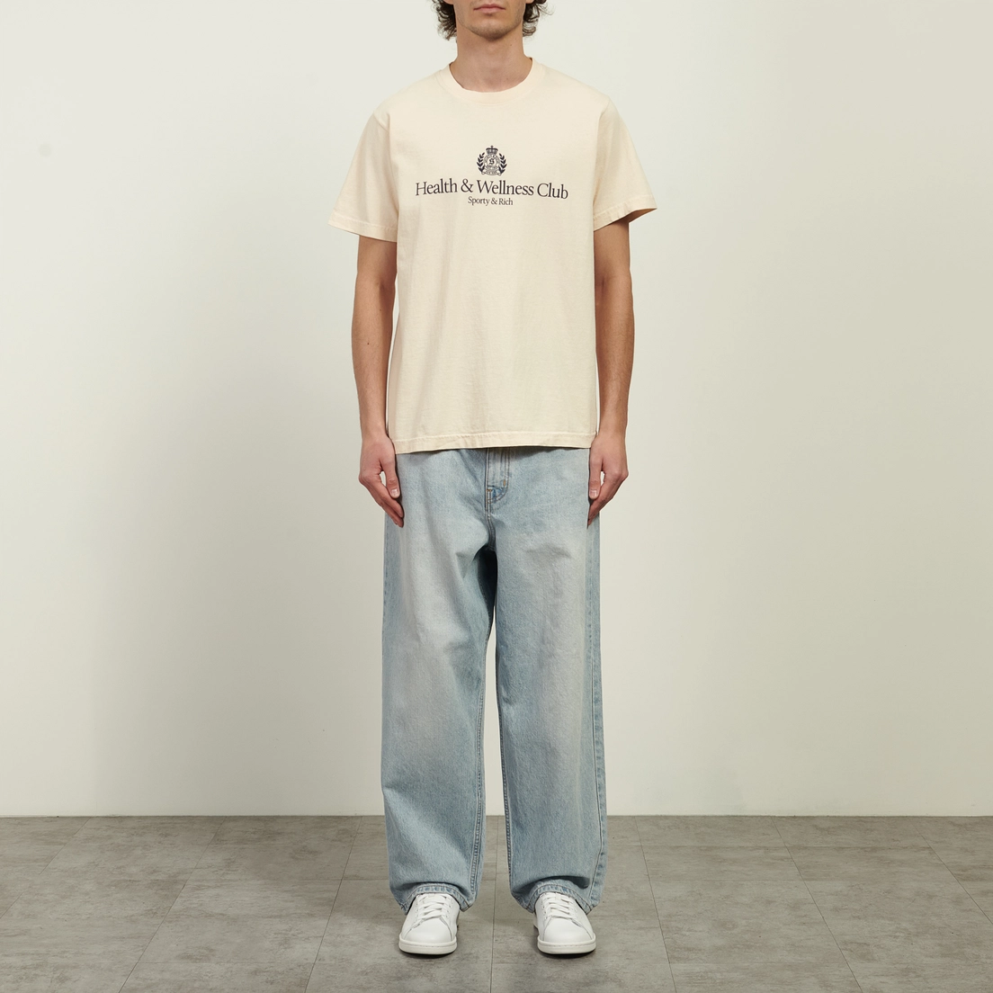 Sporty & Rich Мужская футболка H&W Crest