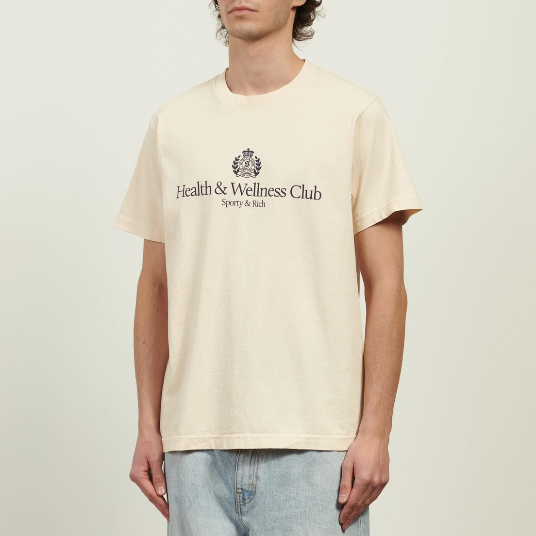 Sporty & Rich Мужская футболка H&W Crest