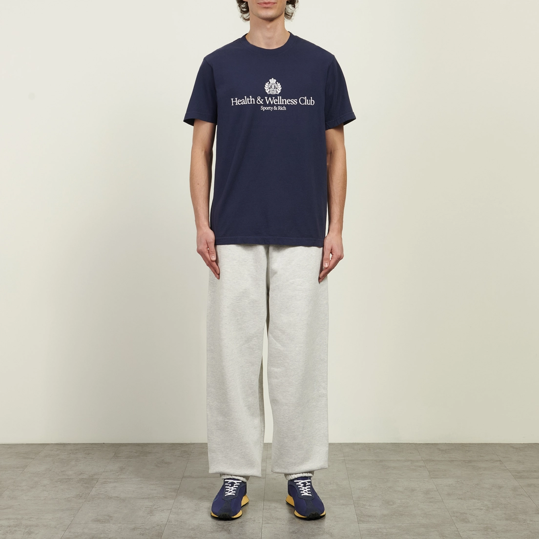 Sporty & Rich Мужская футболка H&W Crest