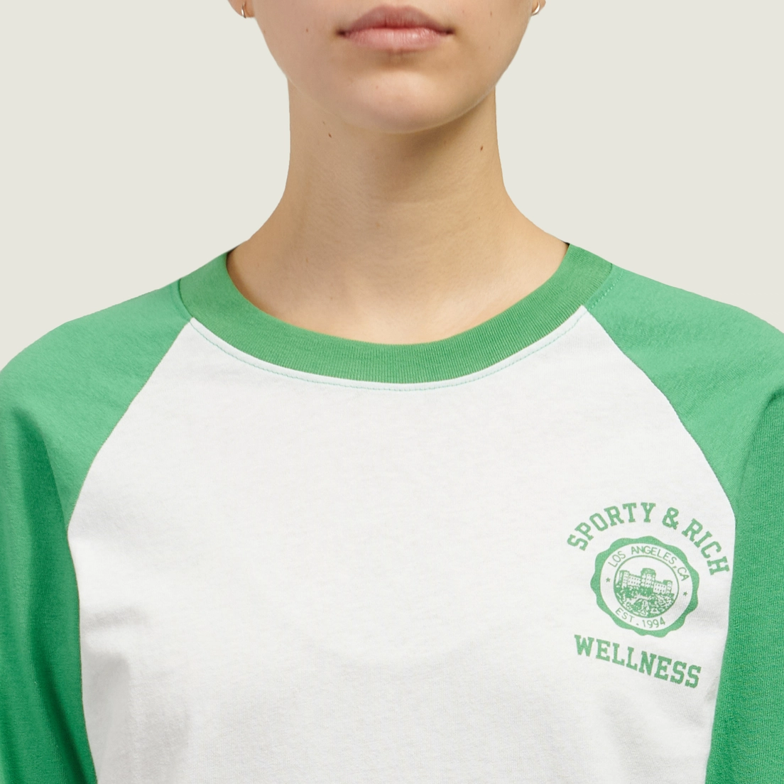 Sporty & Rich Женский лонгслив Emblem Baseball