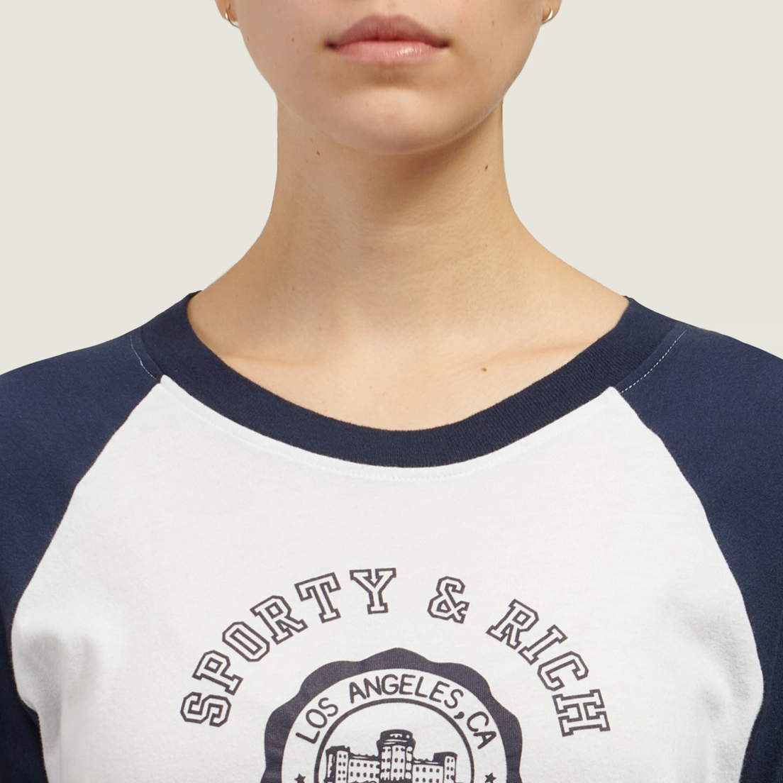 Sporty & Rich Женский лонгслив California Emblem Soft Baseball