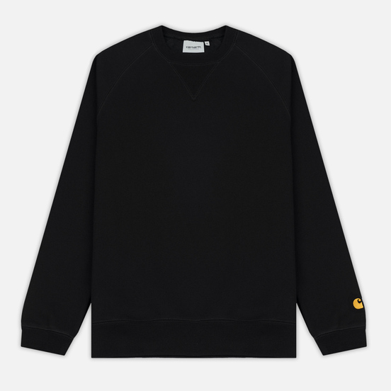 Мужская толстовка Carhartt WIP Chase 13 Oz Black/Gold