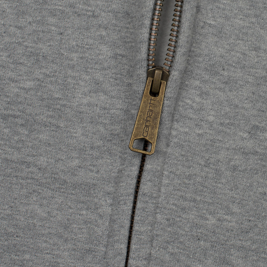 Мужская толстовка Carhartt WIP Hooded Chase Grey Heather/Gold