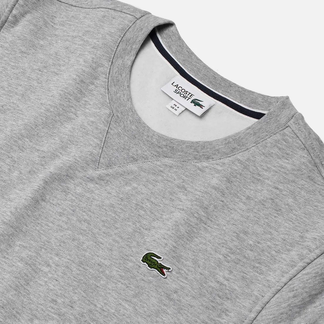 Lacoste Мужская толстовка Sport Crew Neck Solid Fleece