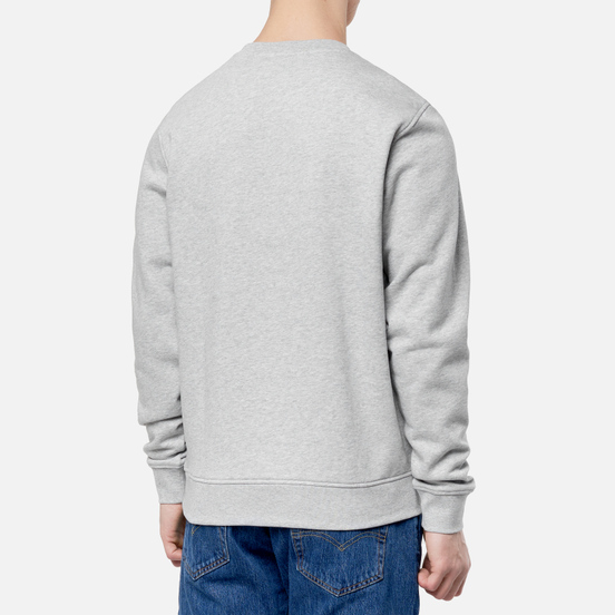 Мужская толстовка Lacoste Sport Crew Neck Solid Fleece Silver Grey Chine