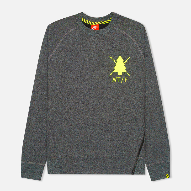 Nike Мужская толстовка Track And Field Asymmetrical Crew