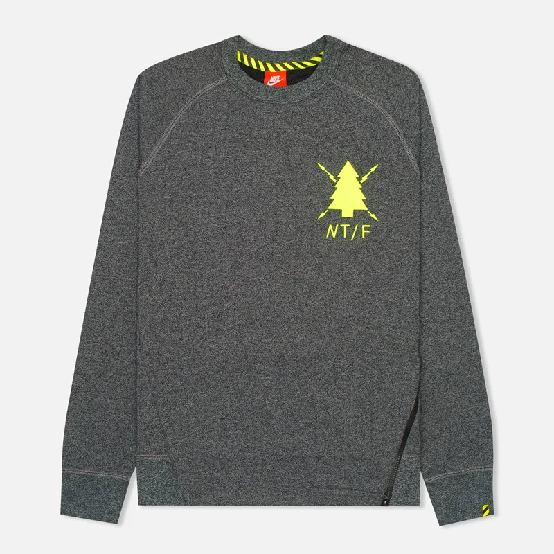 Nike Мужская толстовка Track And Field Asymmetrical Crew