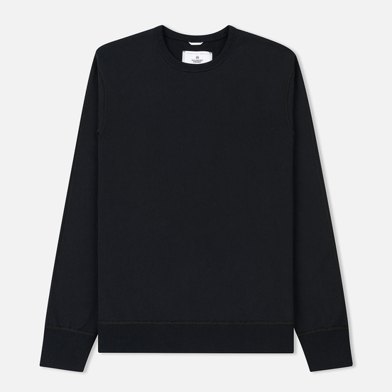 Мужская толстовка Reigning Champ Crew Neck Midweight Twill Terry Black
