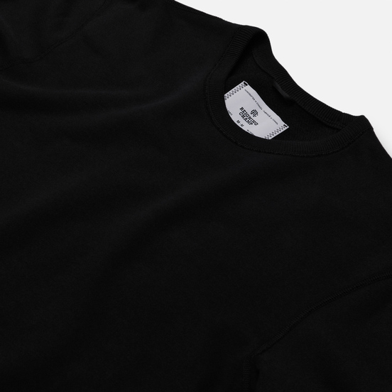 Мужская толстовка Reigning Champ Crew Neck Midweight Twill Terry Black