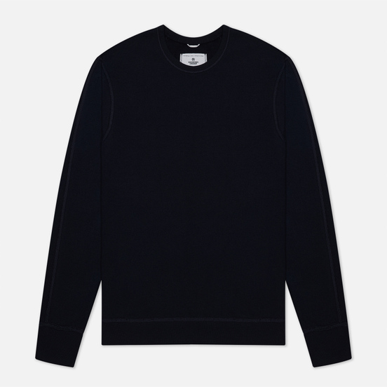 Мужская толстовка Reigning Champ Crew Neck Midweight Twill Terry Navy