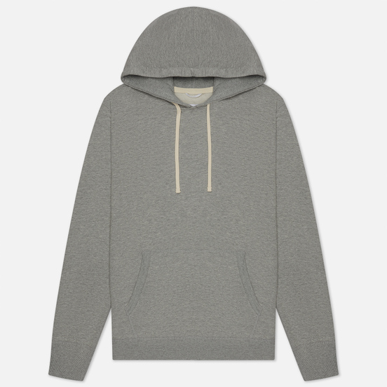 Мужская толстовка Reigning Champ Pullover Midweight Twill Terry Heather Grey