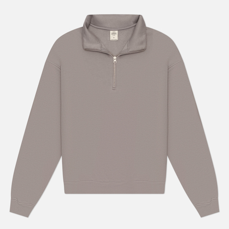 Мужская толстовка SKIMS Fleece Lounge Relaxed Quarter Zip, цвет серый