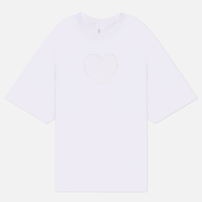 Женская футболка SKIMS Worn In Jersey Oversized Heart