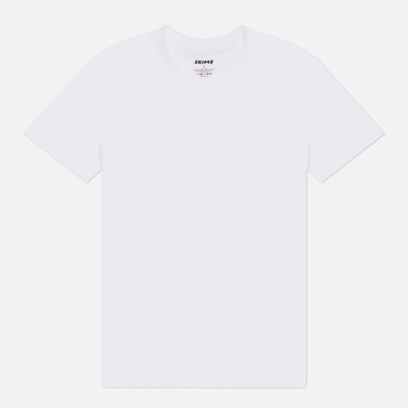 Мужская футболка SKIMS Cotton Classic, цвет белый