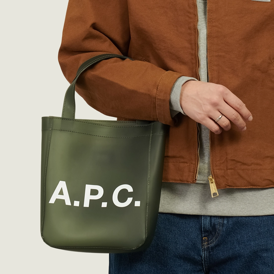 A.P.C. Сумка Lou Small Tote Transparent