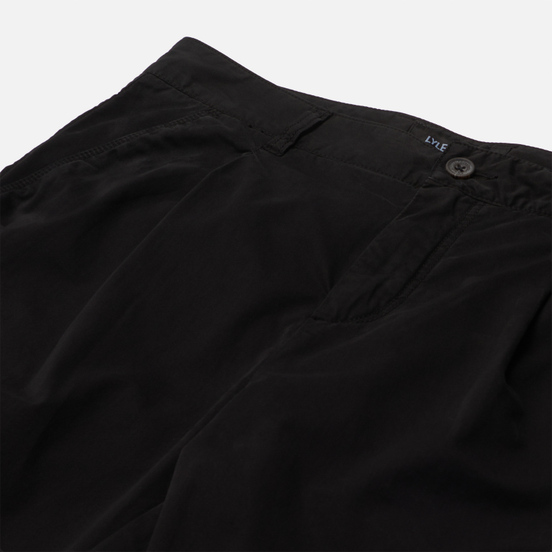 Мужские брюки Lyle & Scott Front Pleat Jet Black