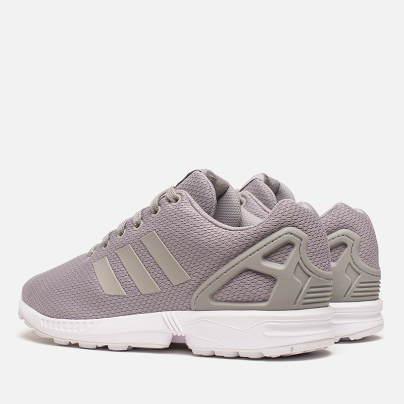 Adidas zx flux gray and white hotsell