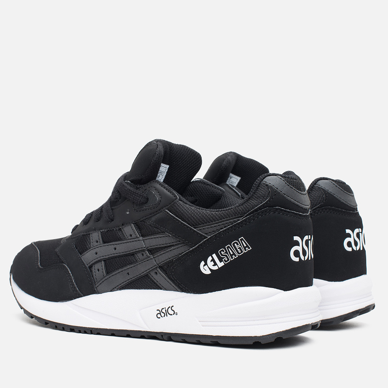 asics gelsaga black