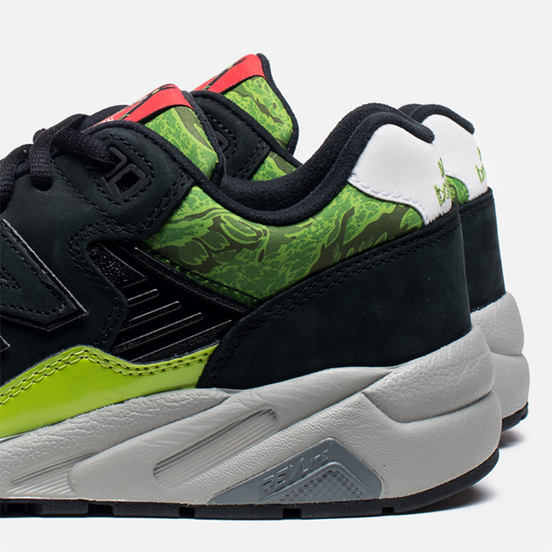 Мужские кроссовки New Balance MRT580SM x Mita Sneakers x SBTG Black/Green