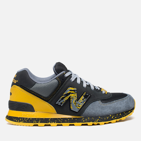 Мужские кроссовки New Balance x Shelflife x Dr. Z x 574 Сity of Gold Charcoal/Gold