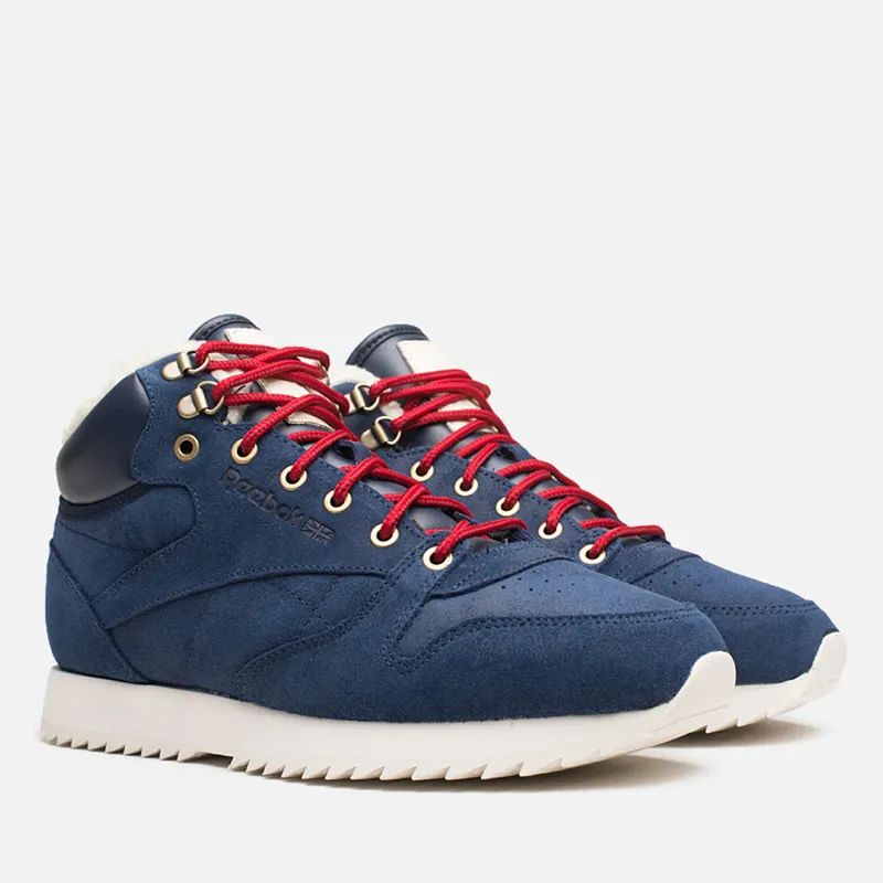Reebok Мужские кроссовки Classic Leather Mid Ripple WW