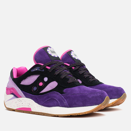 Кроссовки Saucony x Feature G9 Shadow 6 The Barney Purple/Black