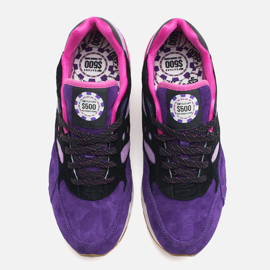 Кроссовки Saucony x Feature G9 Shadow 6 The Barney Purple/Black