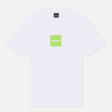 Мужская футболка HUF Box Logo, цвет белый