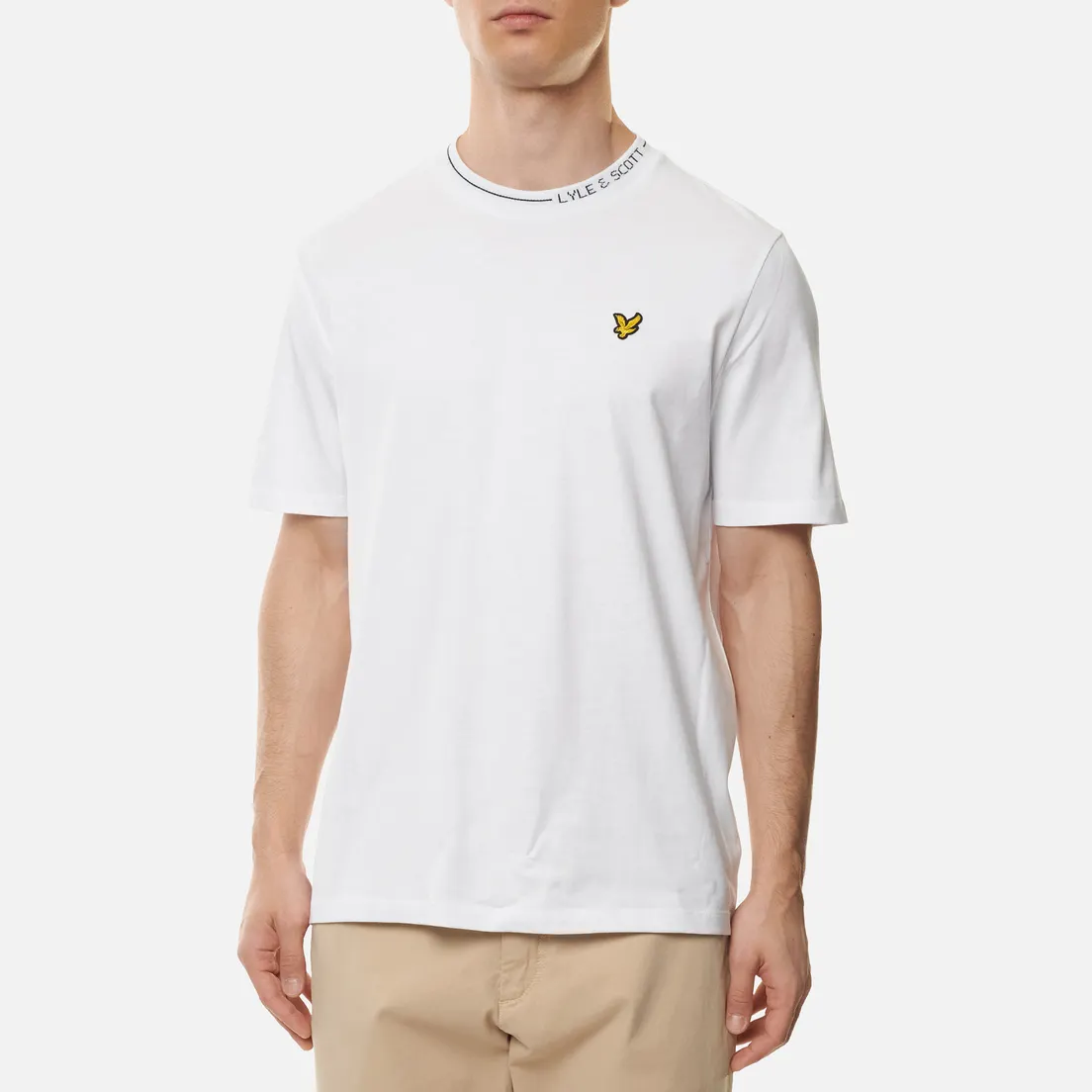 Lyle & Scott Мужская футболка Branded Ringer
