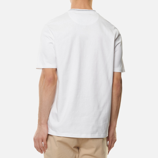 Мужская футболка Lyle & Scott Branded Ringer White