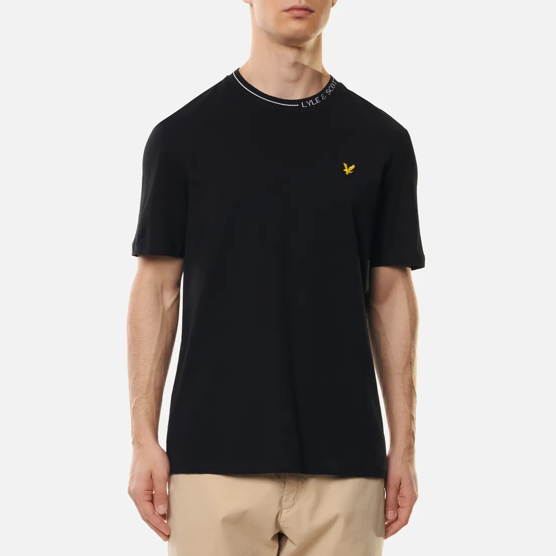 Lyle & Scott Мужская футболка Branded Ringer