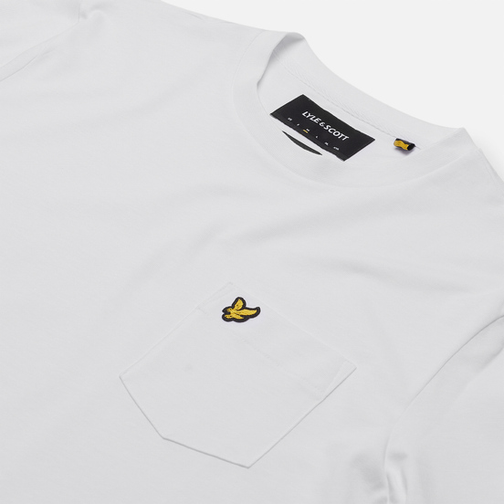 Мужская футболка Lyle & Scott Relaxed Pocket White