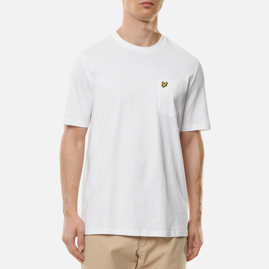 Мужская футболка Lyle & Scott Relaxed Pocket White