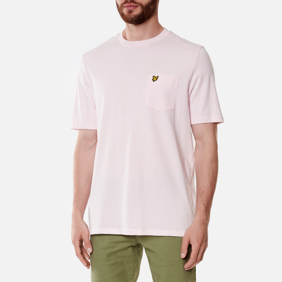 Мужская футболка Lyle & Scott Relaxed Pocket Stonewash Pink