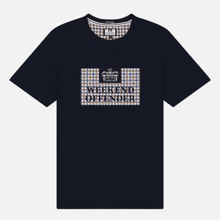 Мужская футболка Weekend Offender Shevchenko SS26, цвет синий, размер XXL