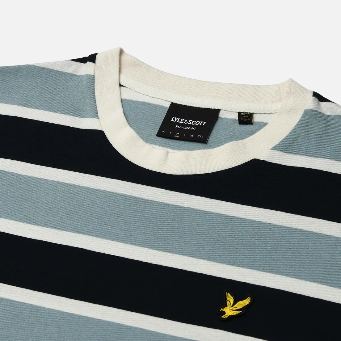 Lyle & Scott Мужская футболка Stripe Relaxed Fit
