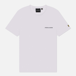 Lyle & Scott Мужская футболка Embroidered Script Logo Regular Fit