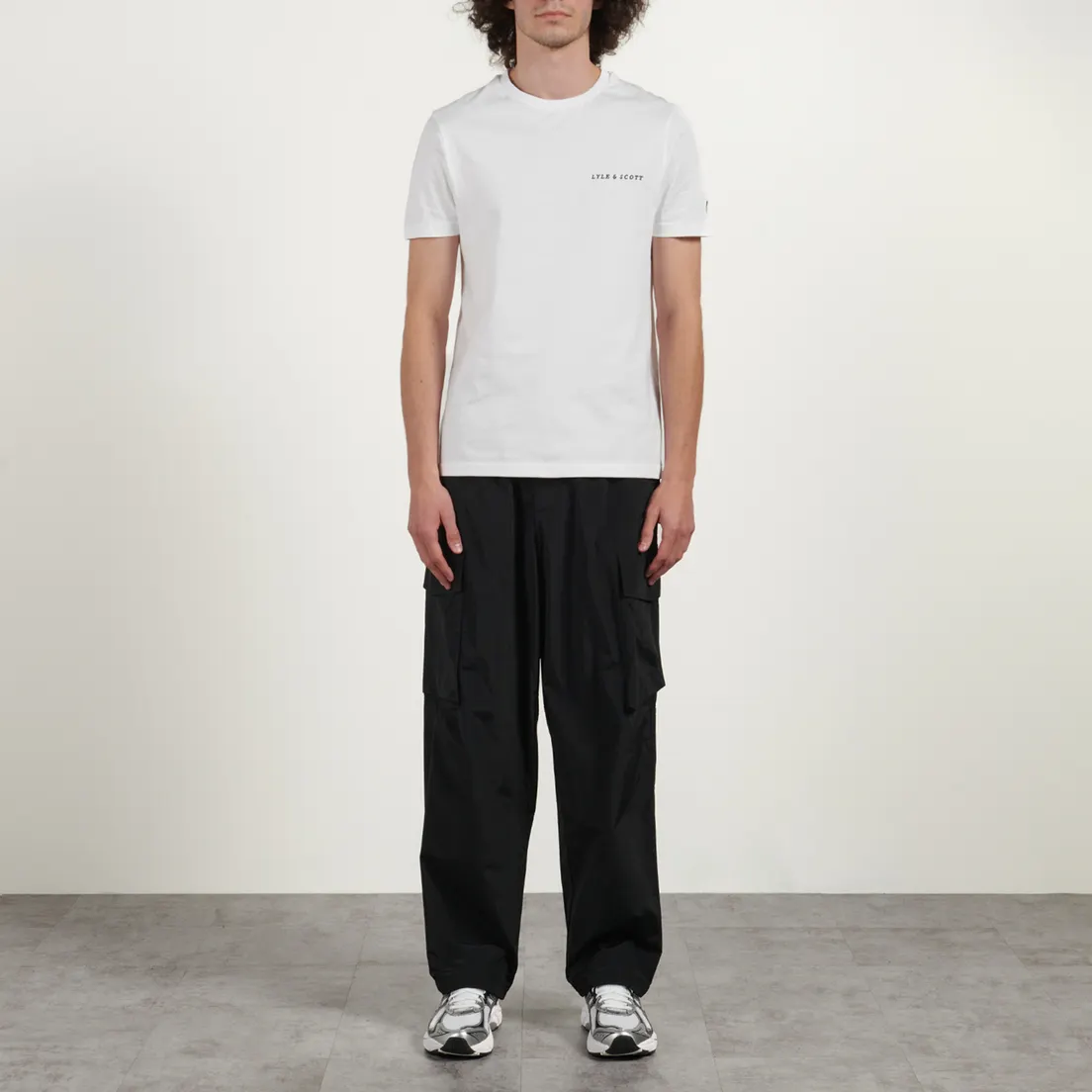 Lyle & Scott Мужская футболка Embroidered Script Logo Regular Fit