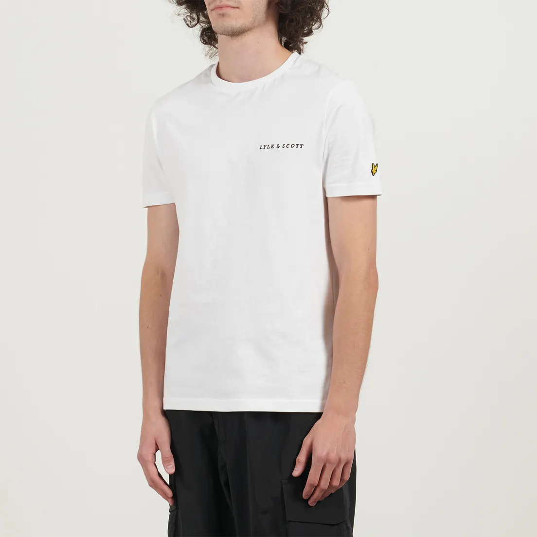 Lyle & Scott Мужская футболка Embroidered Script Logo Regular Fit