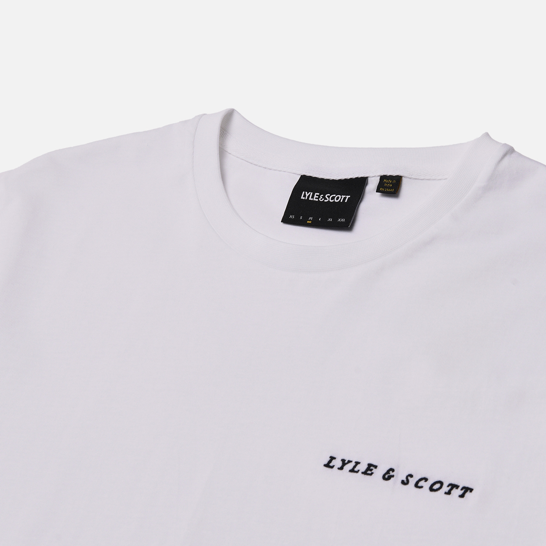 Lyle & Scott Мужская футболка Embroidered Script Logo Regular Fit