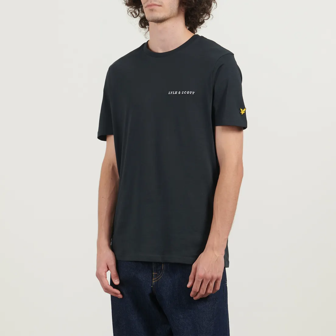 Lyle & Scott Мужская футболка Embroidered Logo Cotton