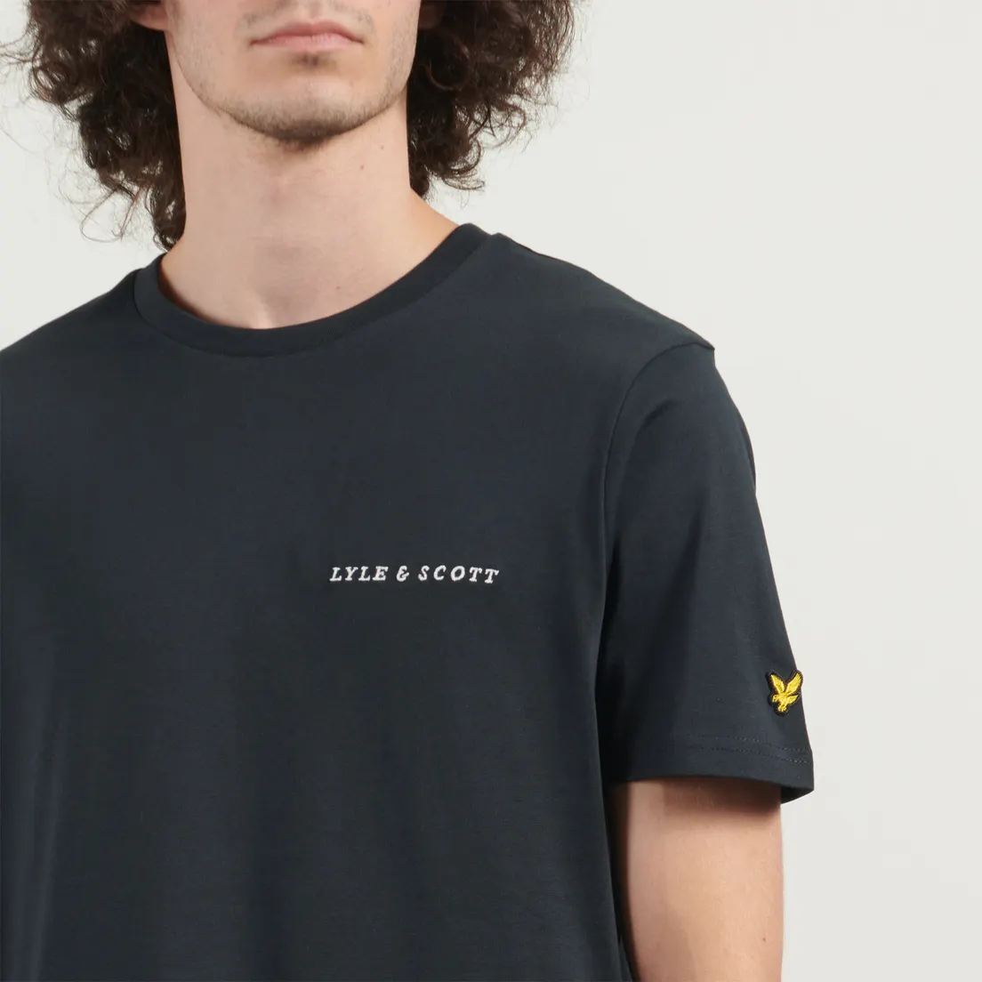 Lyle & Scott Мужская футболка Embroidered Logo Cotton