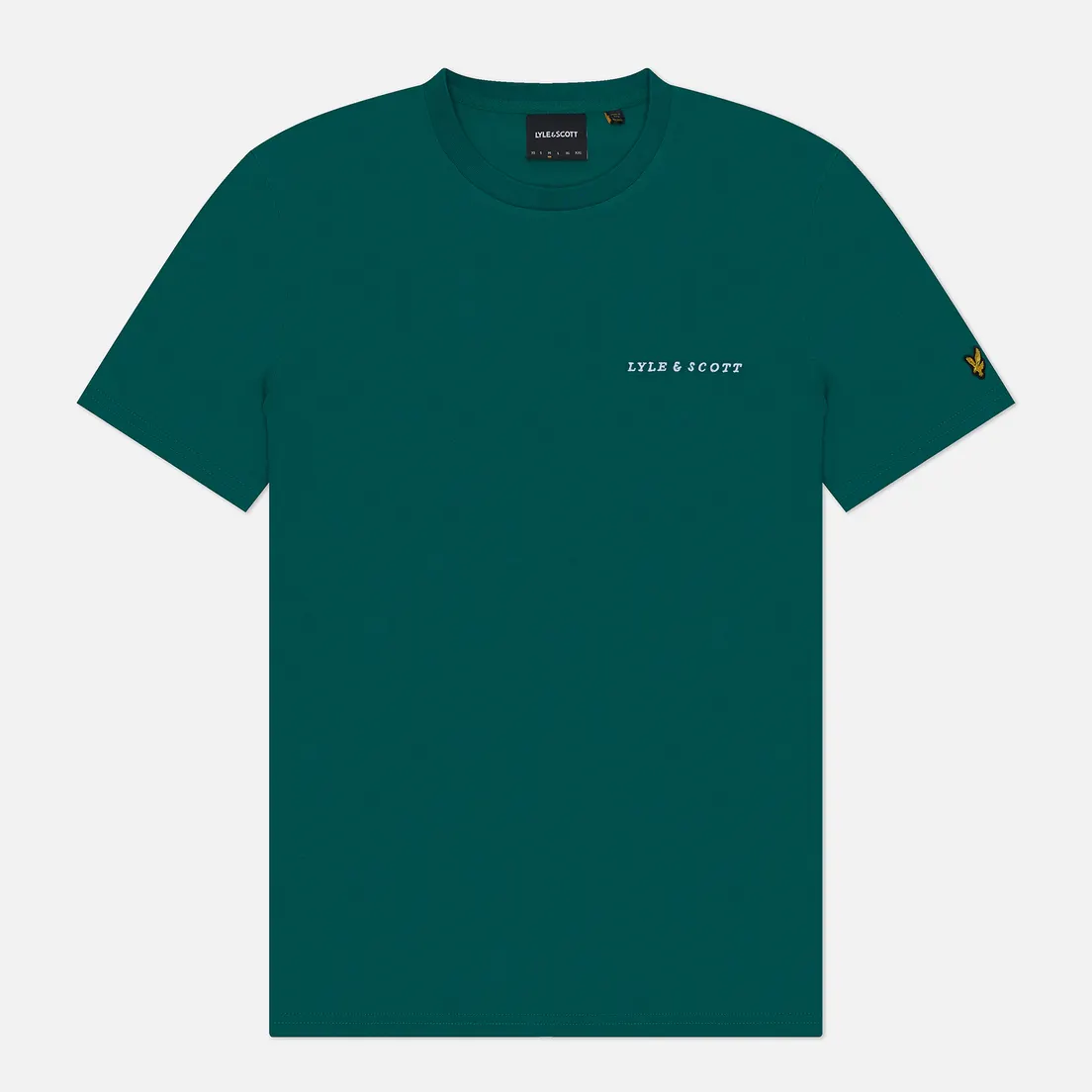 Lyle & Scott Мужская футболка Embroidered Script Logo Regular Fit