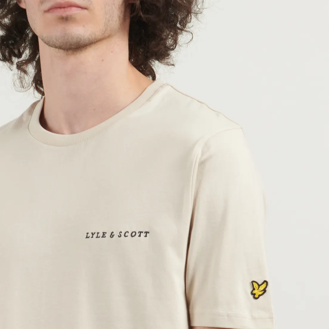 Lyle & Scott Мужская футболка Embroidered Logo Cotton