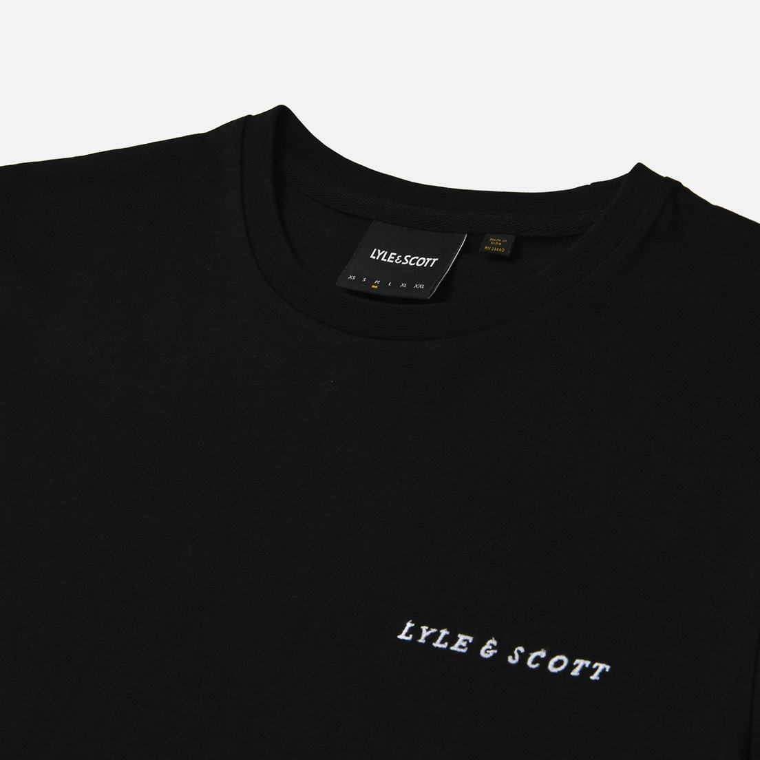 Lyle & Scott Мужская футболка Embroidered Script Logo Regular Fit